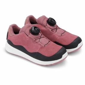 Bundgaard Dannie Lace TEX Sneakers Dark Rose Suede Tex Sneakers Kids on sale