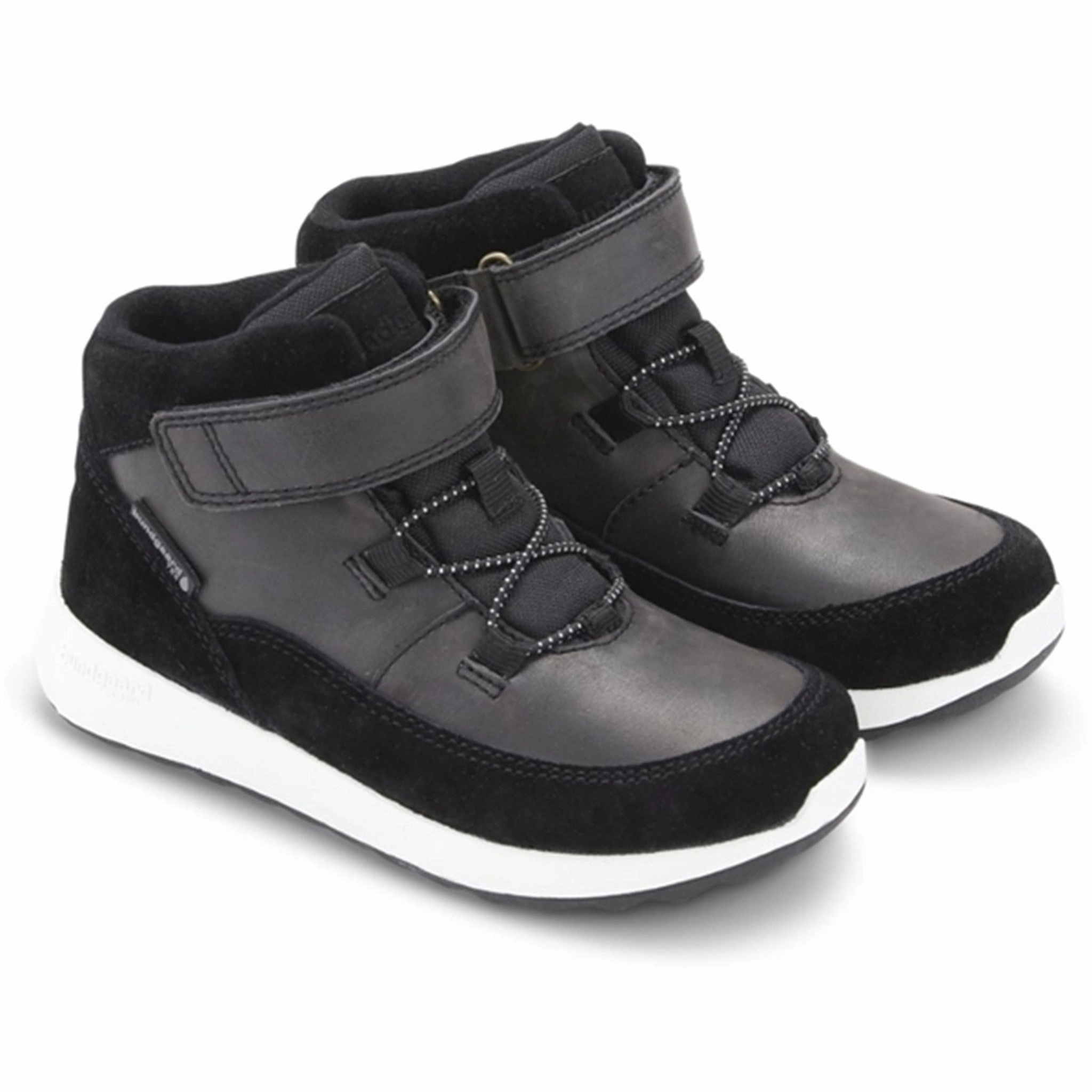 Bundgaard Dylan Lace Tex Shoes Black WS Kids Velcro Sneakers discount