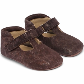 Bundgaard Mary II Indoor Shoes Brown Leo House Slippers for Kids on sale