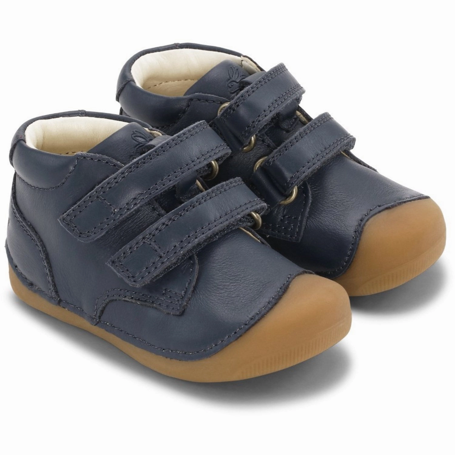 Bundgaard Navy Petit Beginner Shoes With Velcro Kids promo