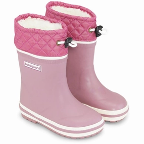 Bundgaard Nostalgia Rose Sailor High Warm Kids Rain Boots with free shipping