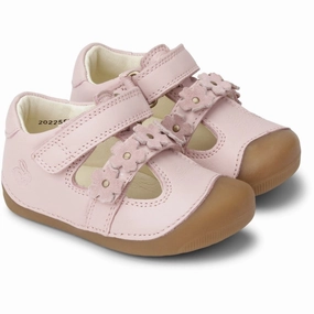 Bundgaard Old Rose Petit Summer Flower Kids Closed Toe Sandals promo