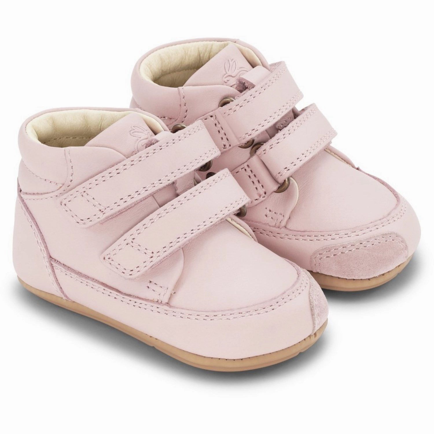 Bundgaard Old Rose Prewalker Beginner Shoes With Velcro Kids promo