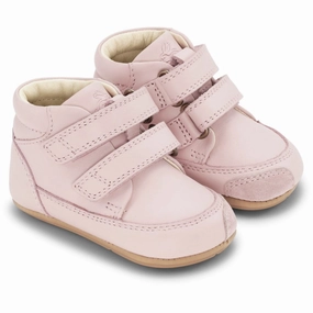 Bundgaard Old Rose Prewalker Beginner Shoes With Velcro Kids promo
