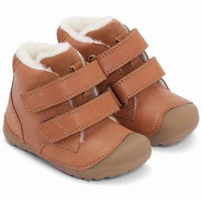 Bundgaard Petit Mid Winter Strap Prewalker Cognac WS Winter Boots for Kids on sale
