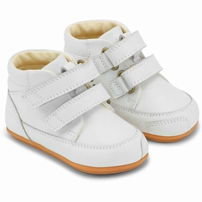 Bundgaard Prewalker II Strap White Beginner Shoes With Velcro Kids promo
