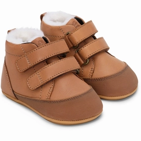 Bundgaard Prewalker III Winter Cognac WS Beginner Shoes With Velcro Kids promo
