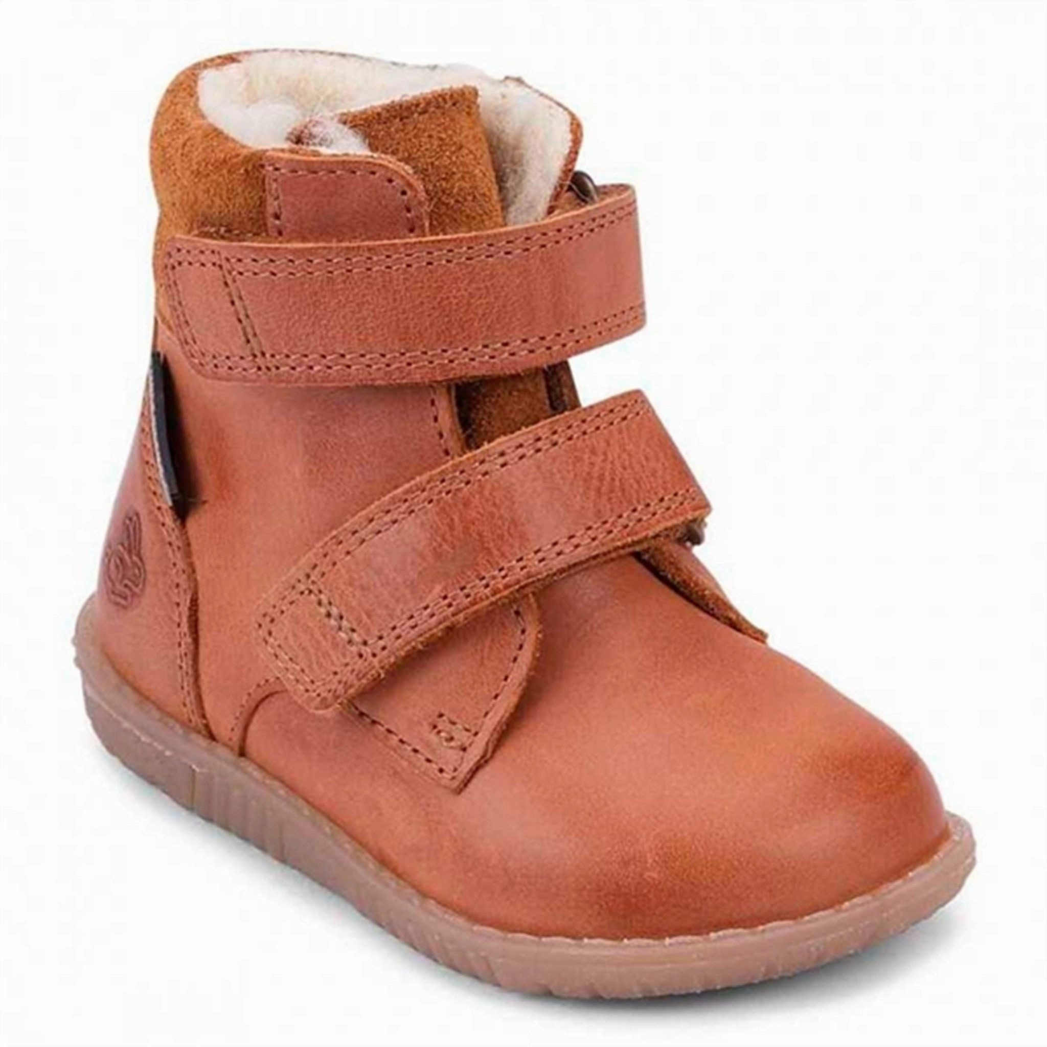 Bundgaard Rabbit Boots Velcro Tan Cheap Kids Winter Footwear