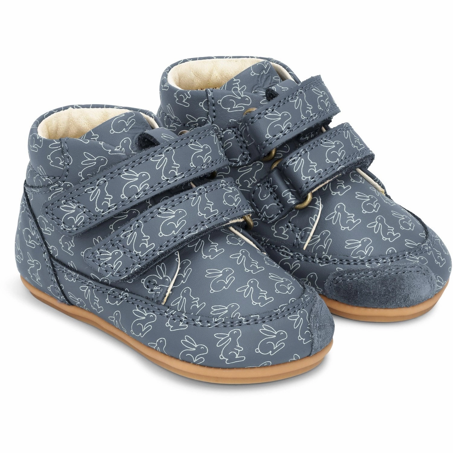 Bundgaard Rabbit Teal Prewalker II Strap Beginner Shoes With Velcro Kids promo