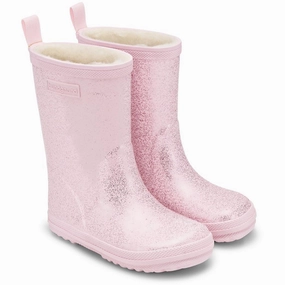 Bundgaard Rose Sparkle Charly High Warm Rubber Boots With Lining Kids sale