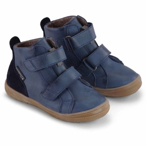 Bundgaard Storm Velcro Tex Shoe Navy WS Cheap Kids Winter Footwear
