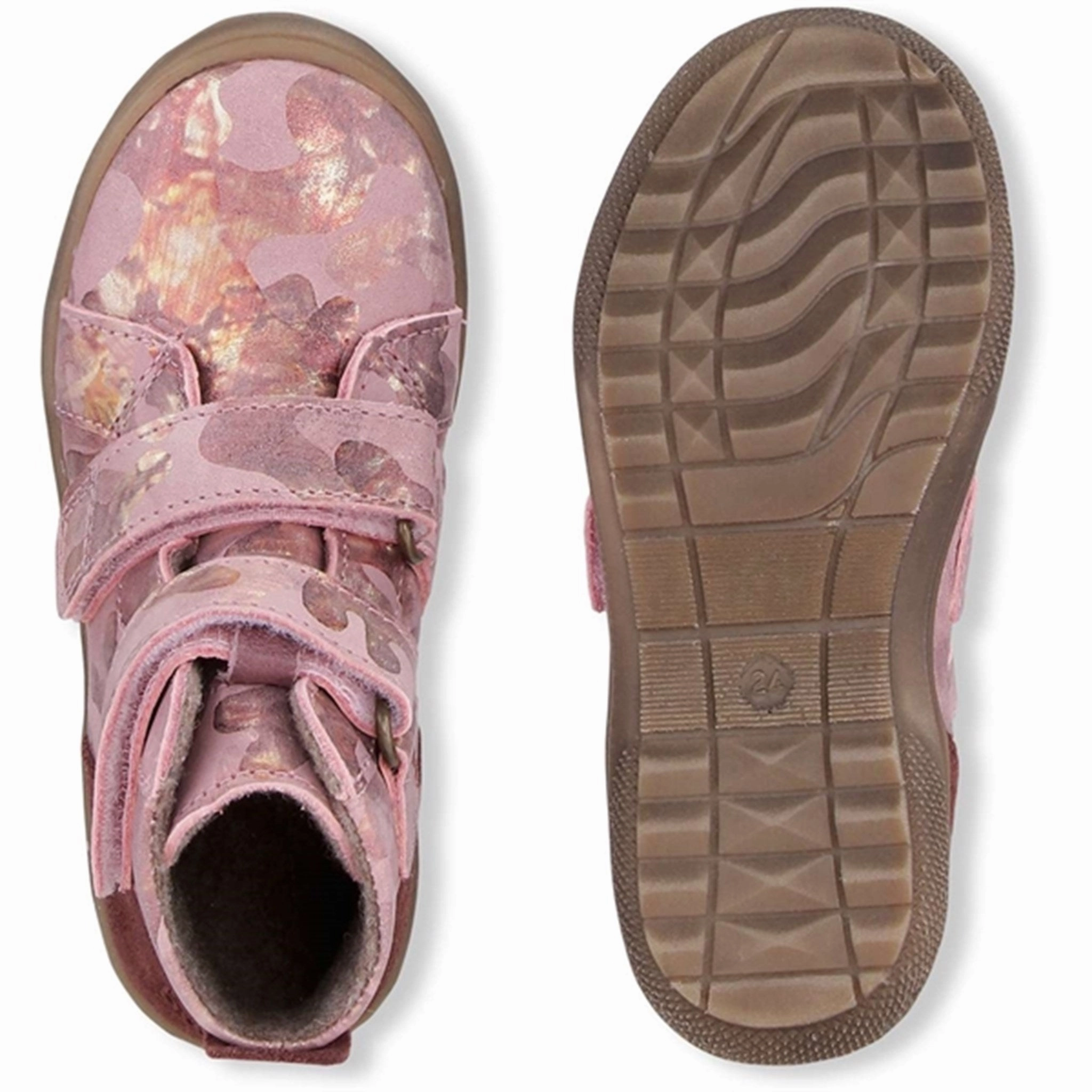 Bundgaard Storm Velcro Tex Shoe Rose Mili