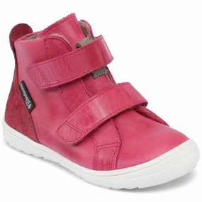 Bundgaard Storm Velcro Tex Shoes Dark Pink Cheap Kids Winter Footwear