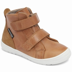 Bundgaard Storm Velcro Tex Shoes Tan Cheap Kids Winter Footwear
