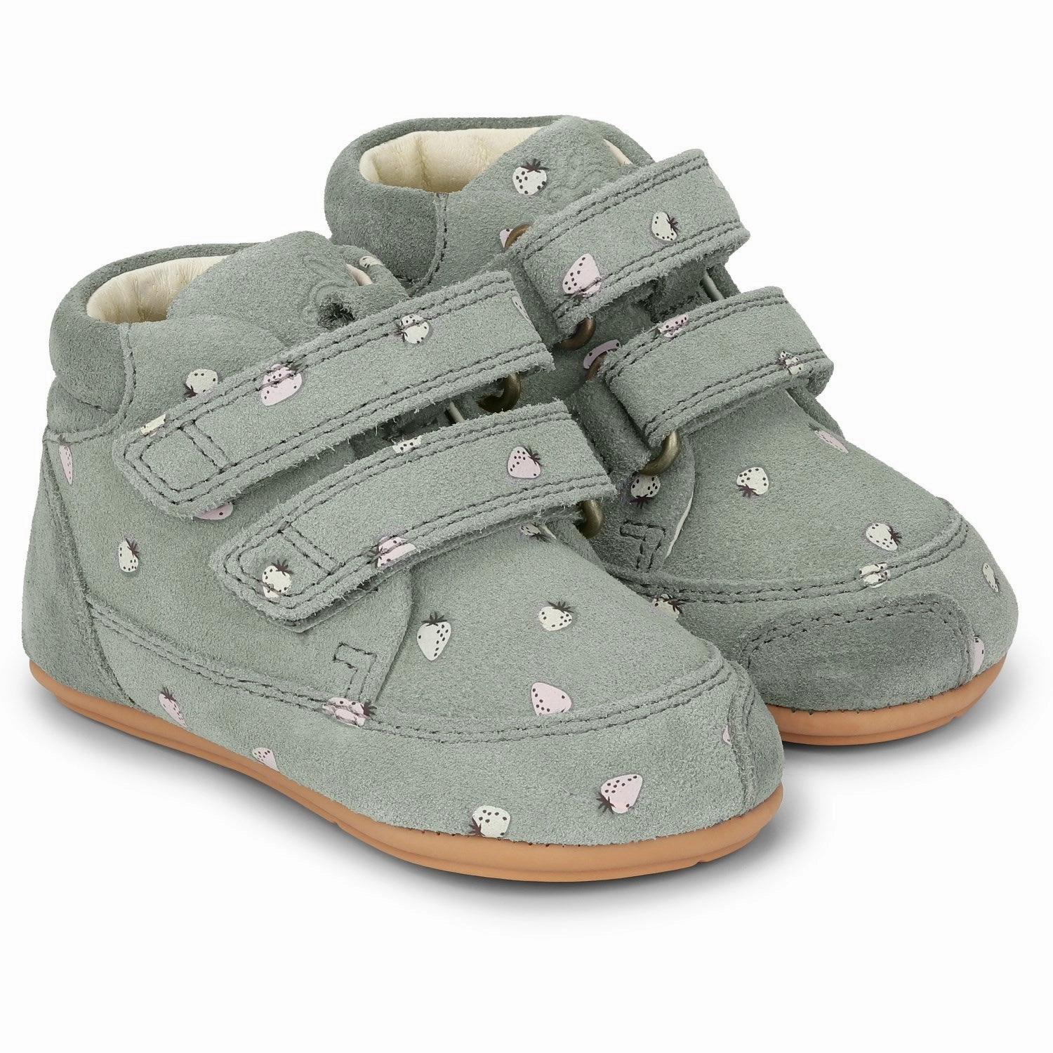 Bundgaard Strawberries Prewalker Beginner Shoes With Velcro Kids promo