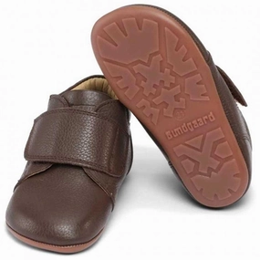 Bundgaard Tannu Indoor Shoe Brown House Slippers for Kids on sale