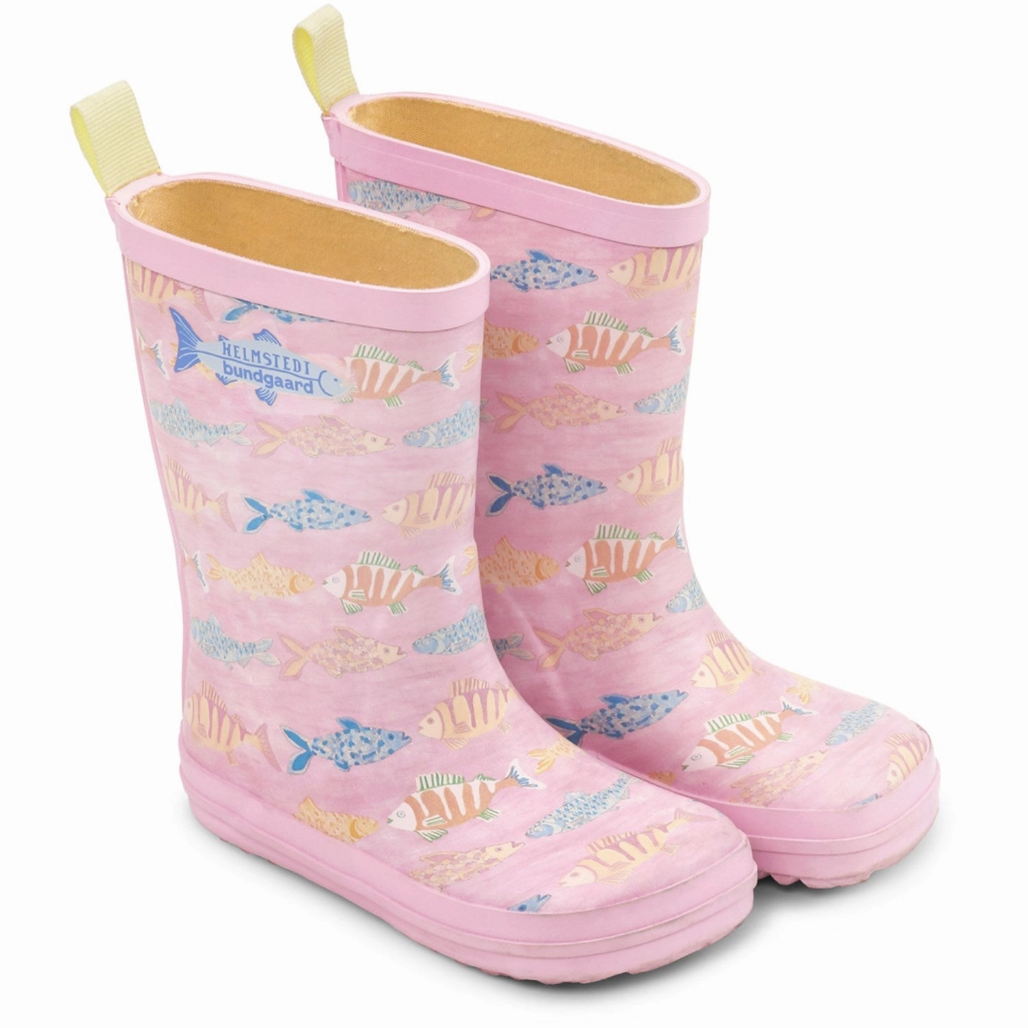Bundgaard X Helmstedt Fish Pond Coral Charly Kids Rain Boots with free shipping