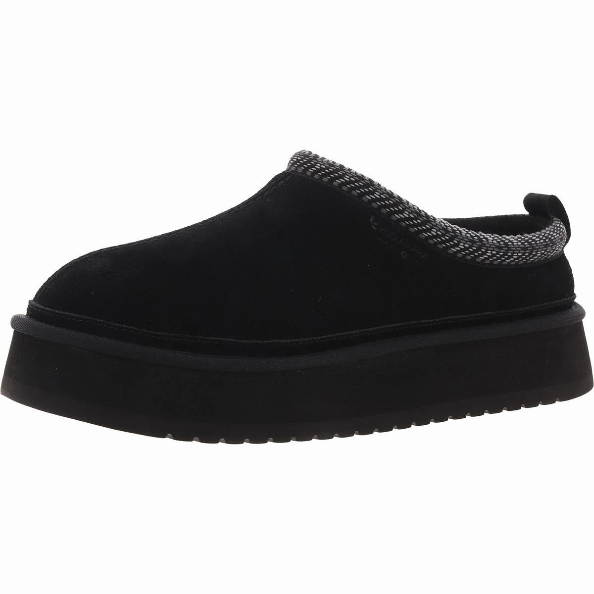 Burree Womens Supercomff Faux Suede Loafer Slippers