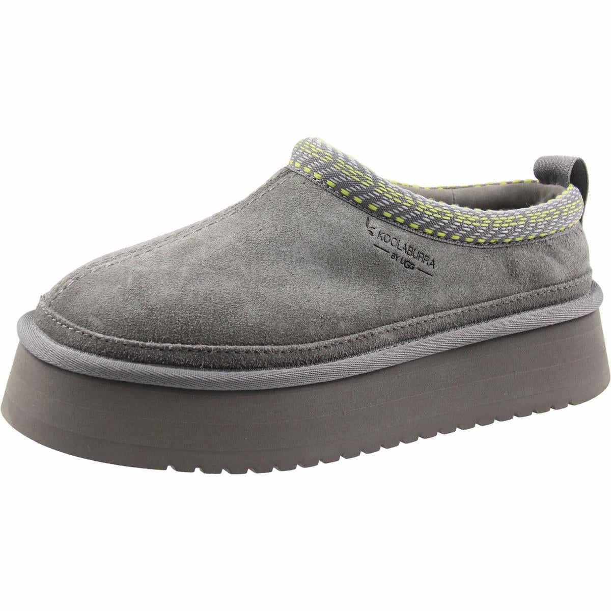 Burree Womens Supercomff Faux Suede Loafer Slippers