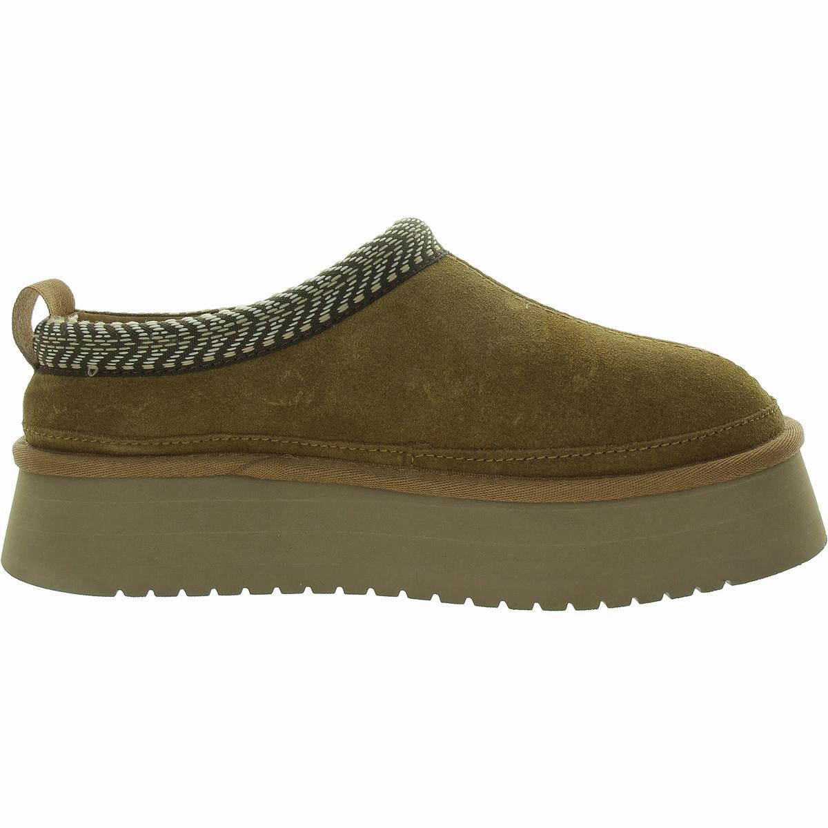 Burree Womens Supercomff Faux Suede Loafer Slippers