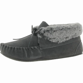 Cabin Womens Suede Faux Fur Bootie Slippers Cozy Womens Slippers discount