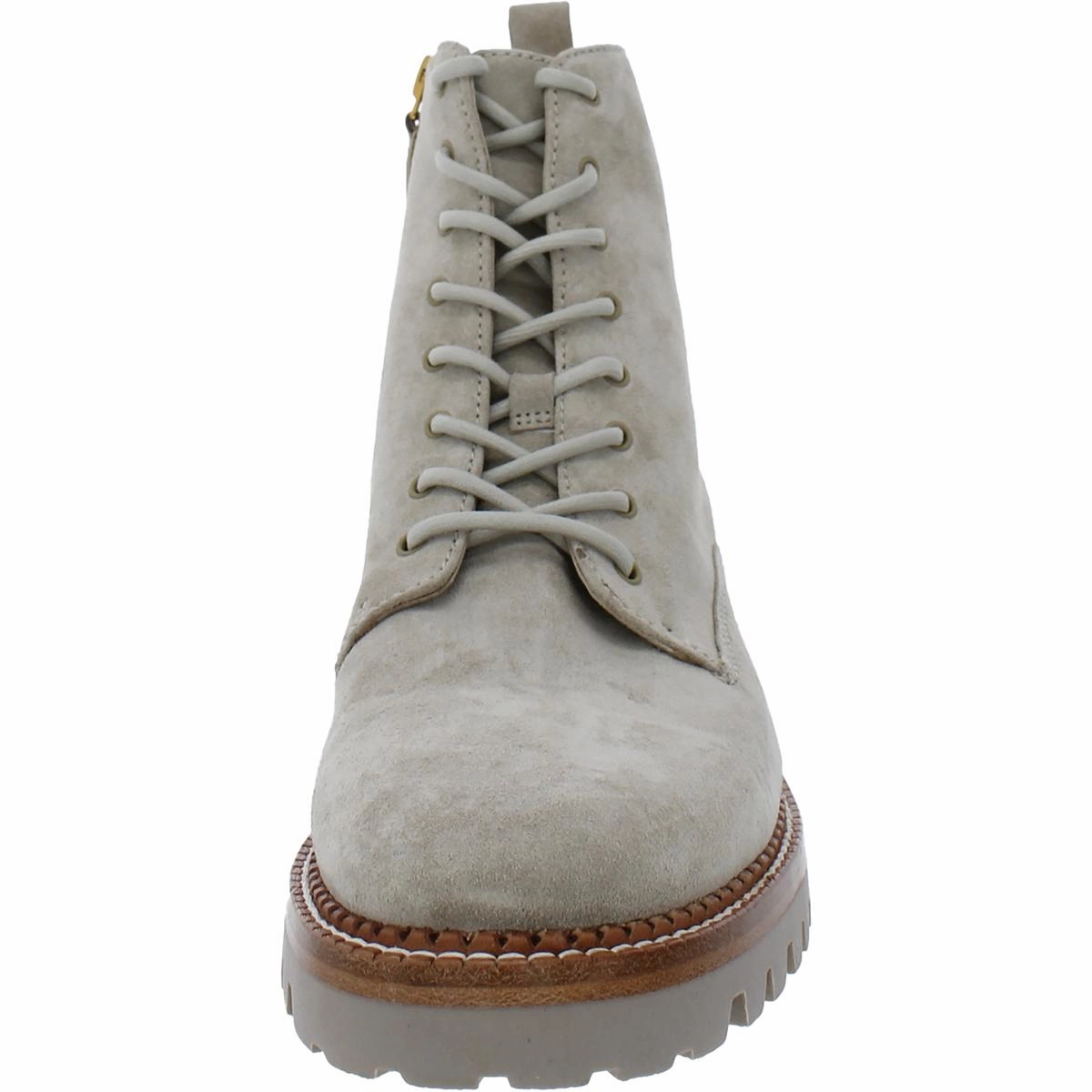Cabria Lug Womens Zipper Water Repellent Combat & Lace-up Boots