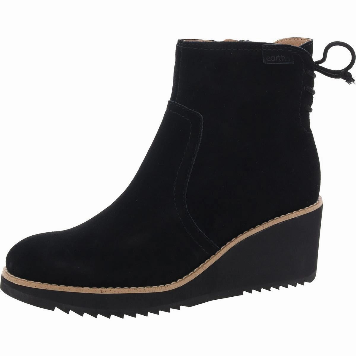 Calia Womens Suede Round Toe Ankle Boots