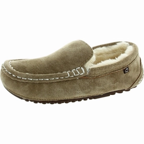 Callie Womens Suede Cozy Moccasin Slippers Cozy Womens Slippers discount