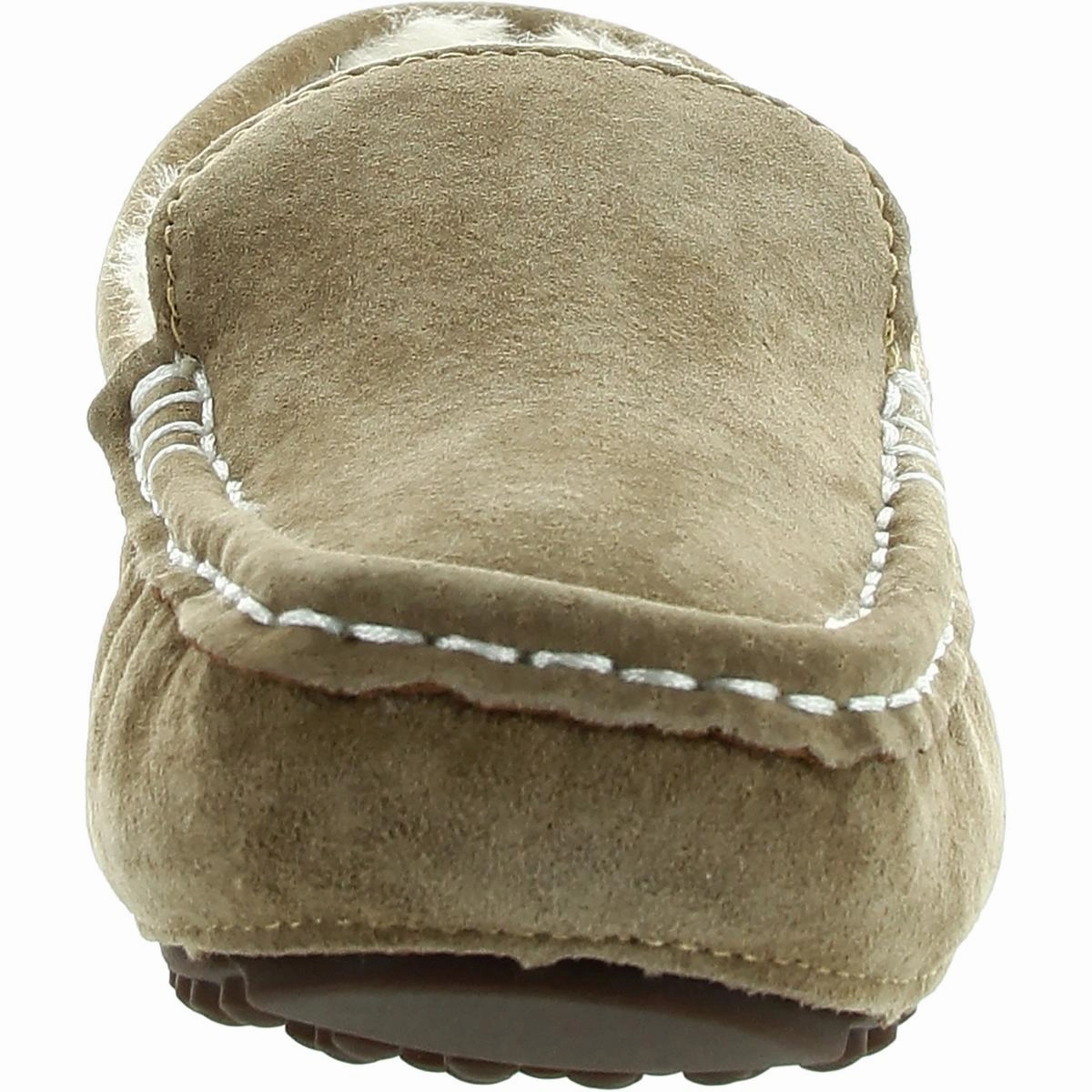 Callie Womens Suede Cozy Moccasin Slippers