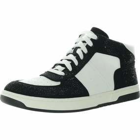 CAMELOTT Womens Mixed Media Faux Leather Casual And Fashion Sneakers Comfortable Womens Sneakers promo