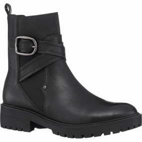 Cammen Womens Buckle Pull On Ankle Boots Womens Dress Boots for less
