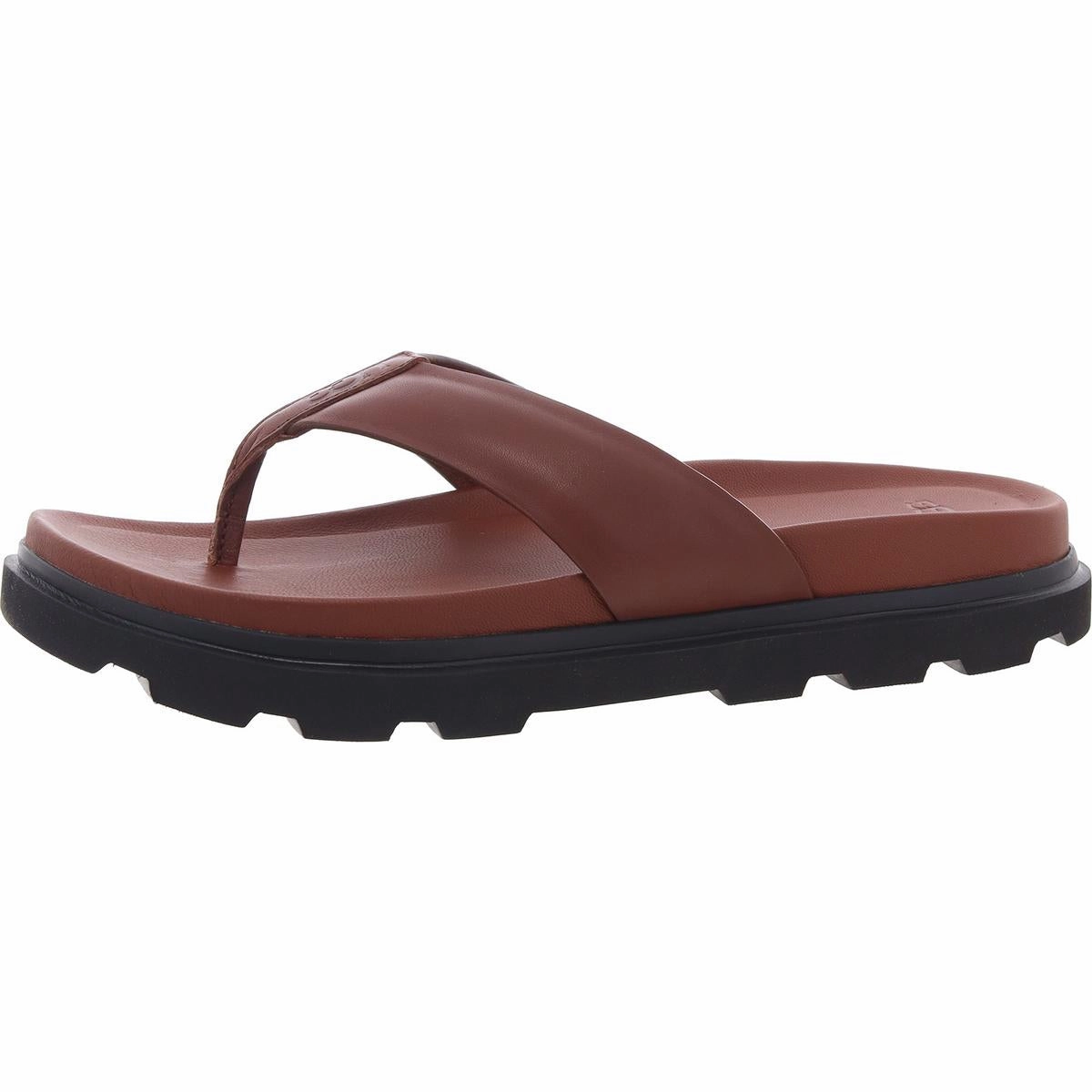 Capitola Flip Mens Solid Leather Flip-Flops