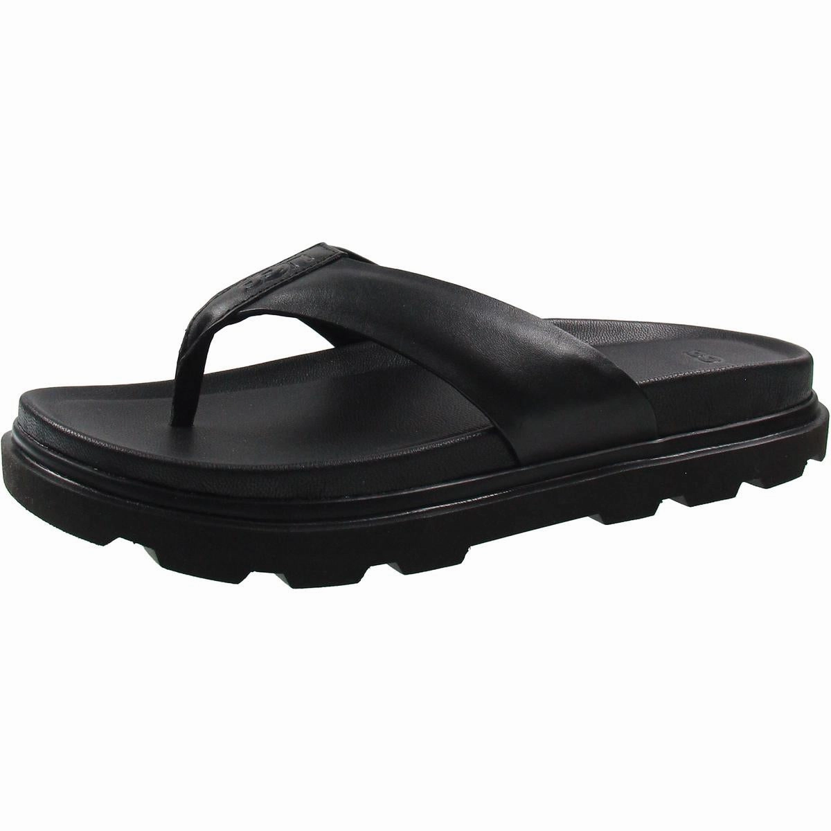 Capitola Flip Mens Solid Leather Flip-Flops
