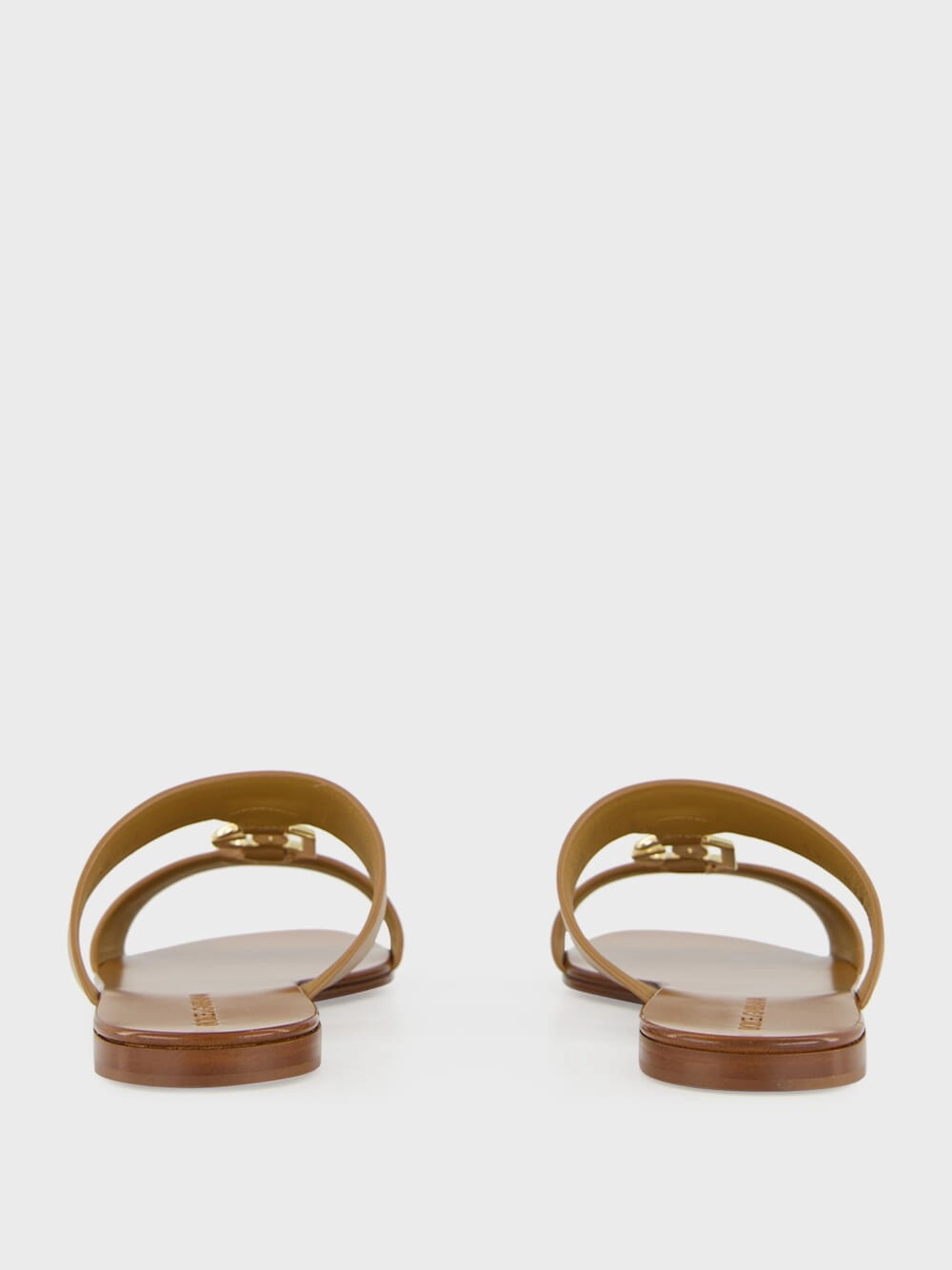 Caramel Calfskin DG Logo Sliders