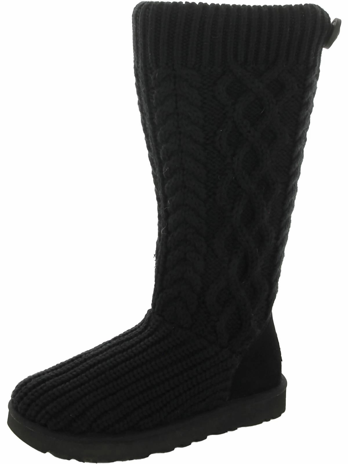Cardi Womens Cable Knit Comfort Knee-High Boots Affordable Womens Boots online