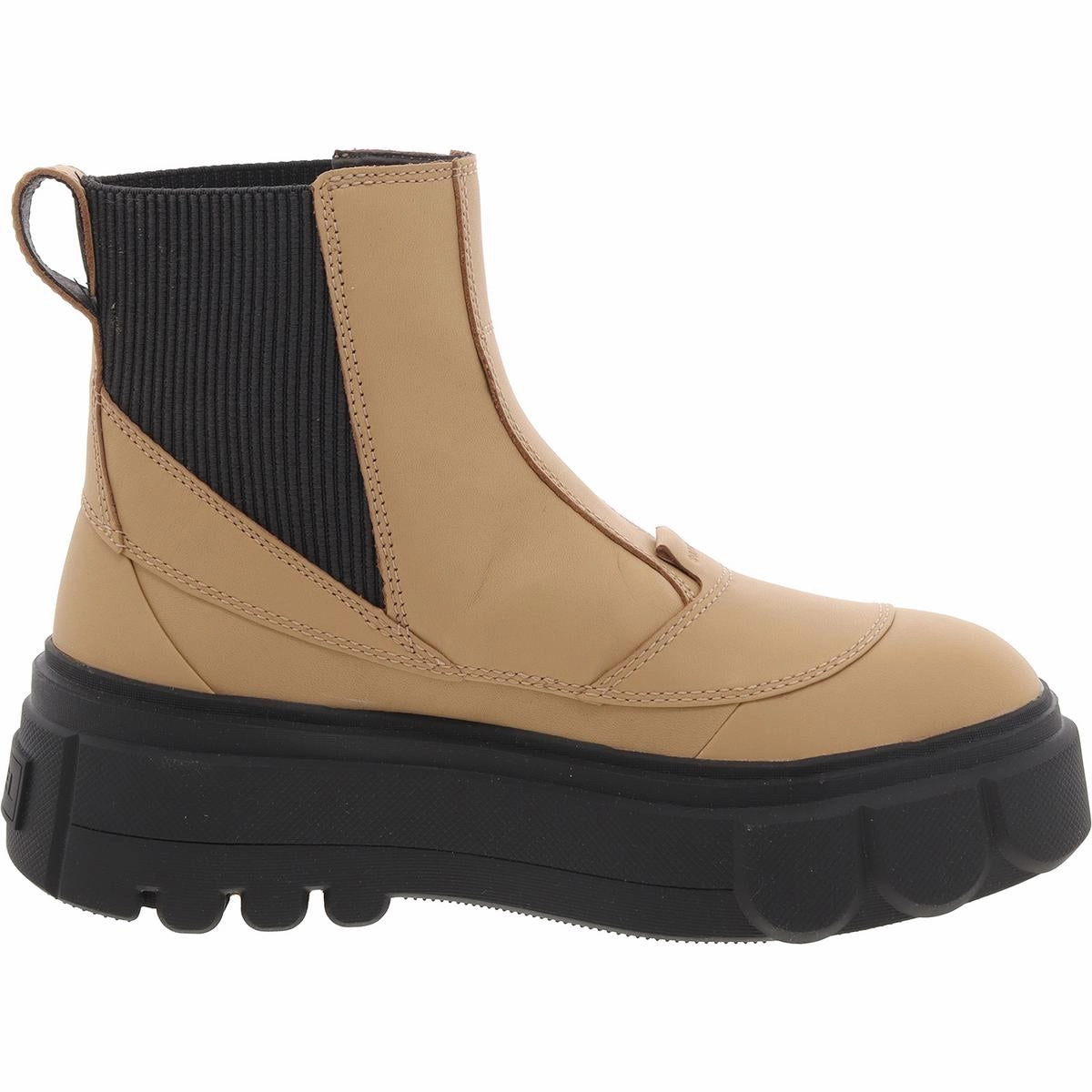 Caribou X Womens Leather Stretch Chelsea Boots