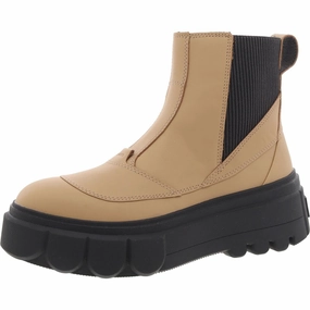 Caribou X Womens Leather Stretch Chelsea Boots Womens Casual Boots clearance