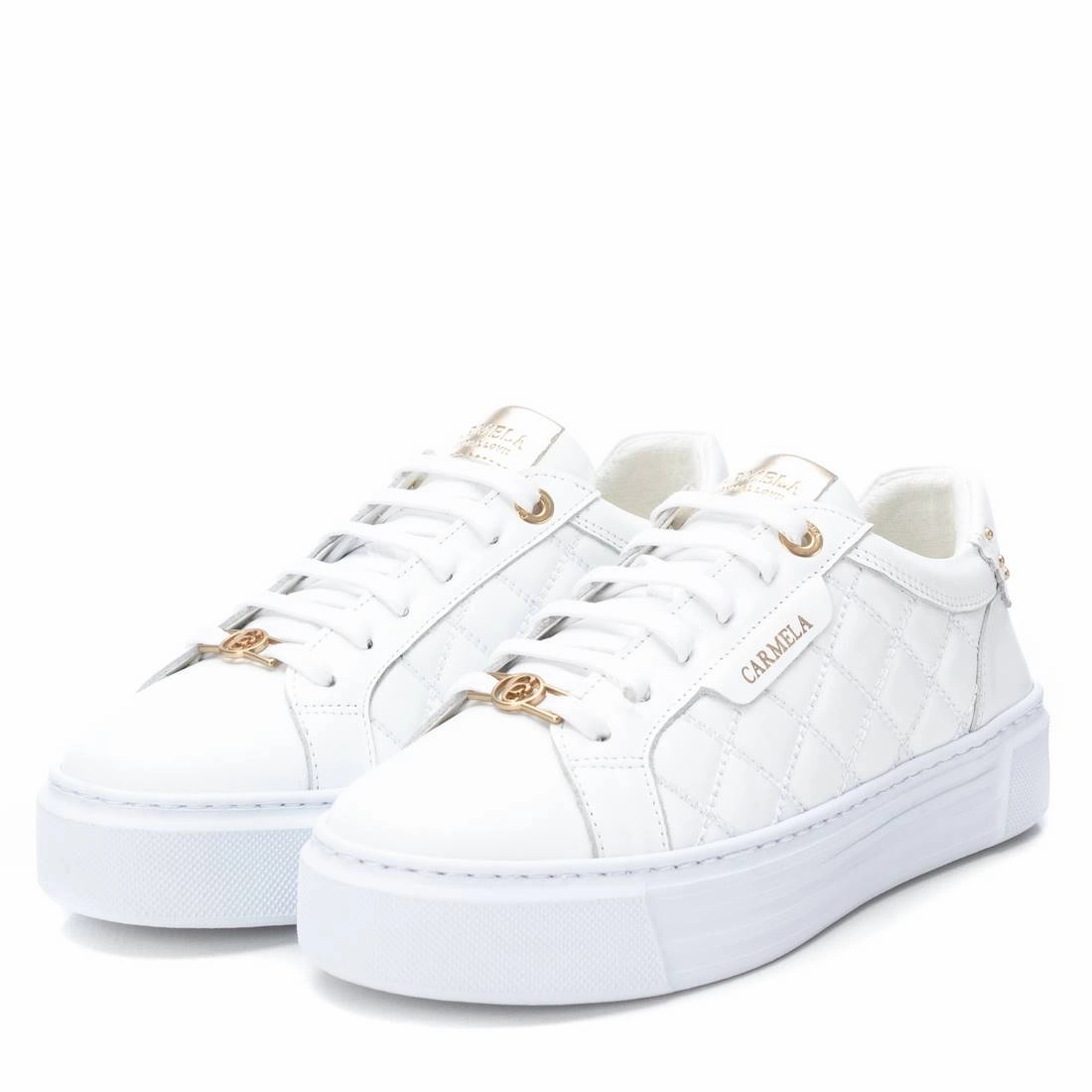Carmela Collection Women's Leather Casual Sneakers By Xti