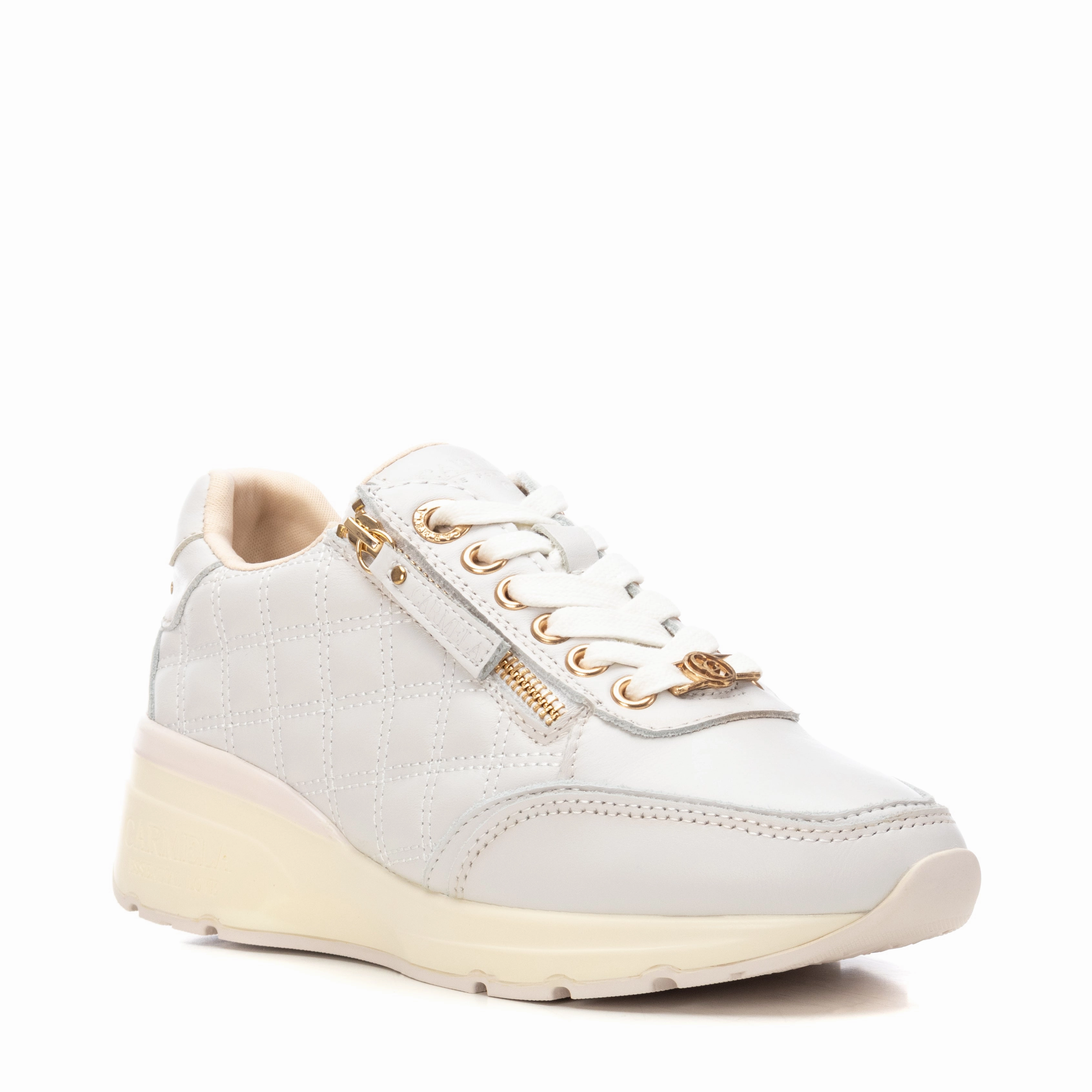 Carmela Collection Women's Leather Casual Sneakers By Xti