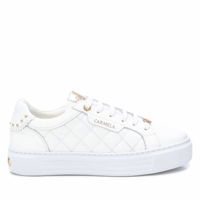 Carmela Collection Women's Leather Casual Sneakers By Xti Fashion Womens Sneakers outlet