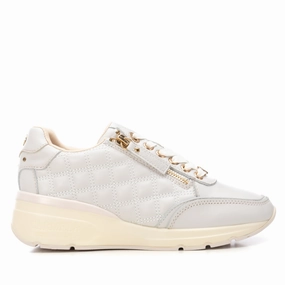Carmela Collection Women's Leather Casual Sneakers By Xti Fashion Womens Sneakers outlet