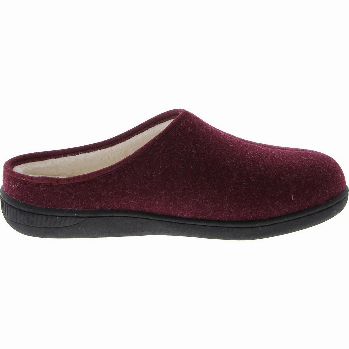 Carol Womens Faux Fur Manmade Slide Slippers