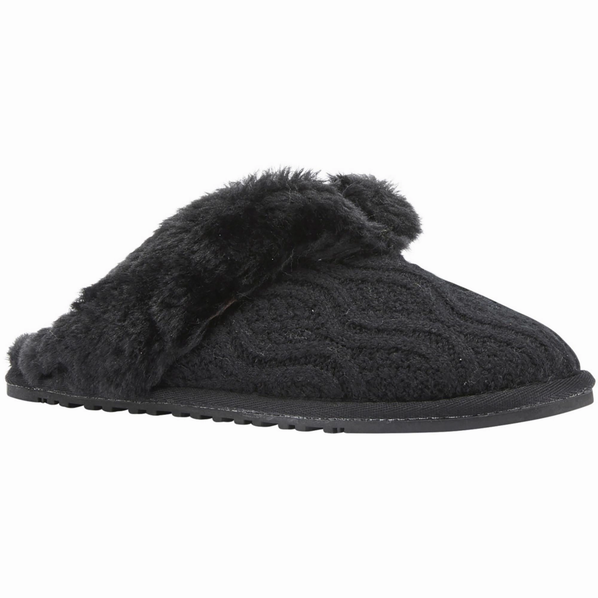 Carolina Womens Slip On Flat Scuff Slippers