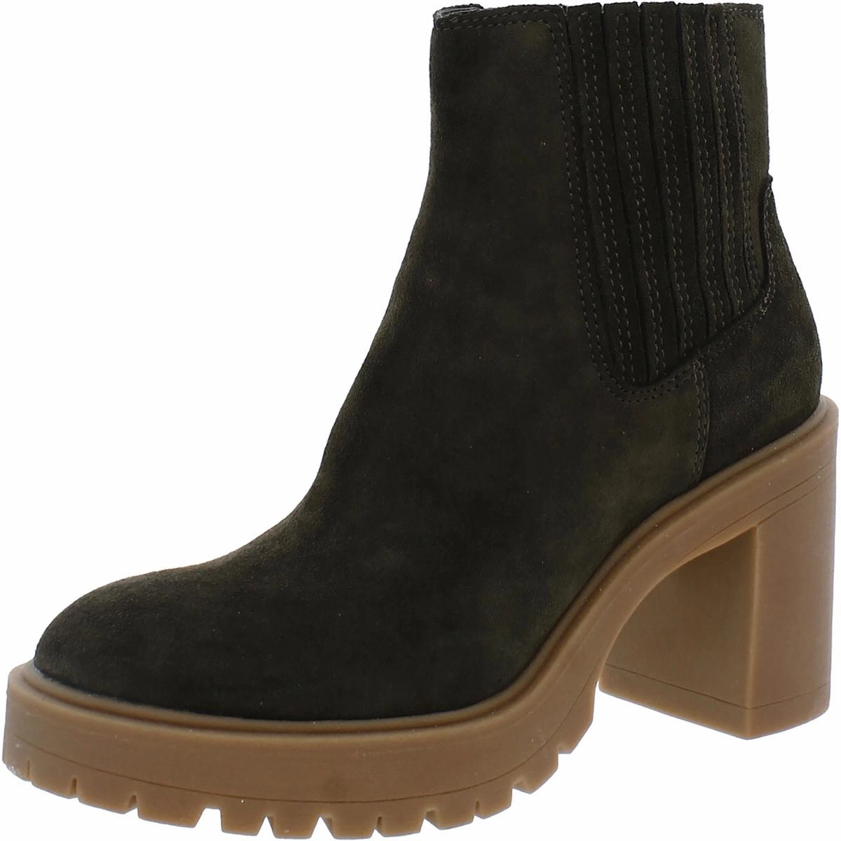 Caster H2O Womens Lugged Sole Chelsea Boots
