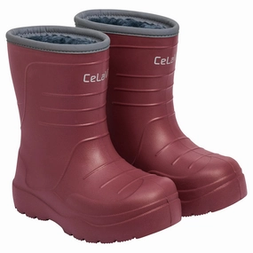CeLaVi Apple Butter Thermal Wellies - Embossed Kids Thermo Boots discount price