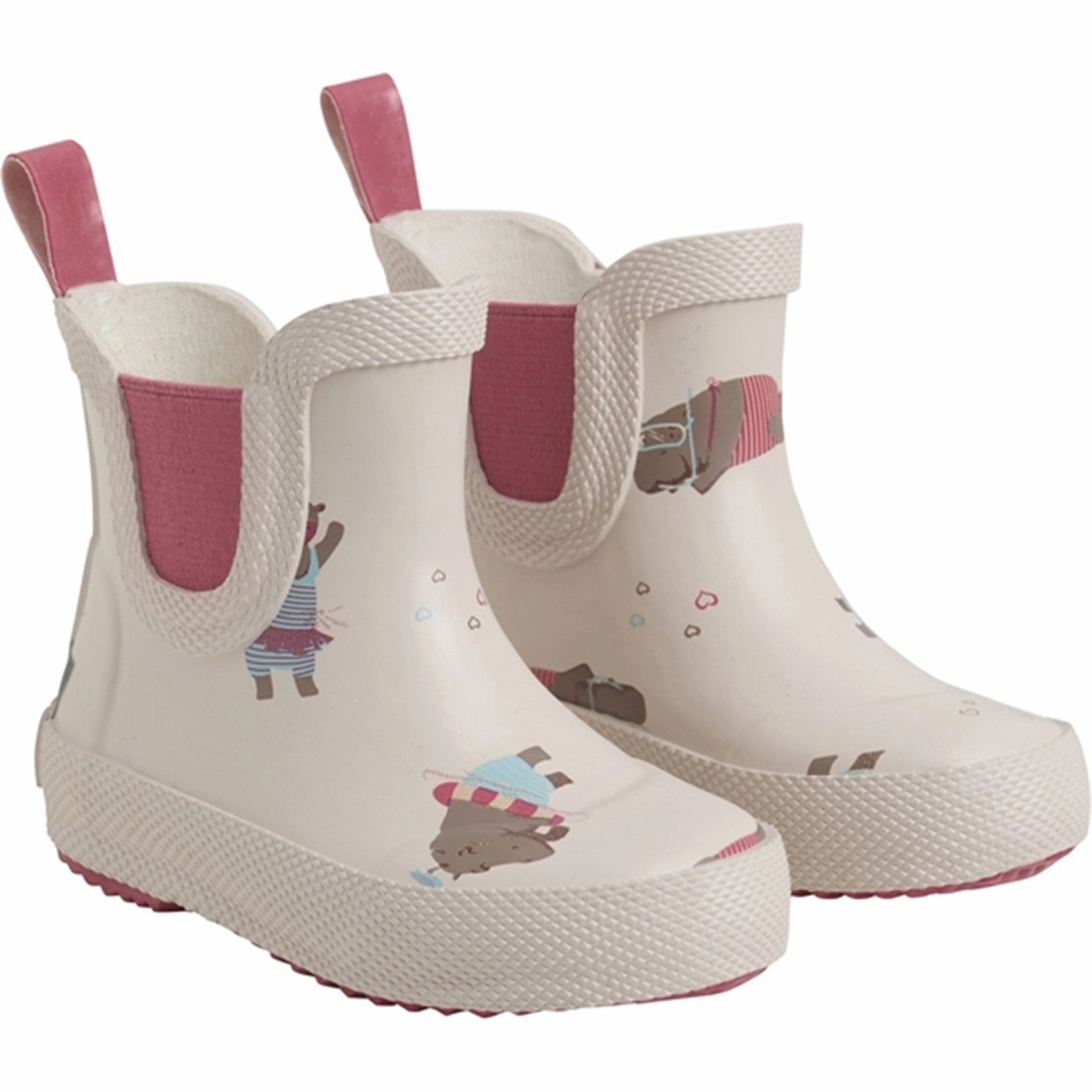 CeLaVi Gummistvler Aop Warm Taupe Kids Rain Boots with free shipping