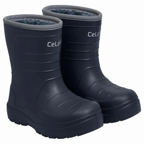 CeLaVi Navy Thermal Boots - Embossed Kids Thermo Boots discount price