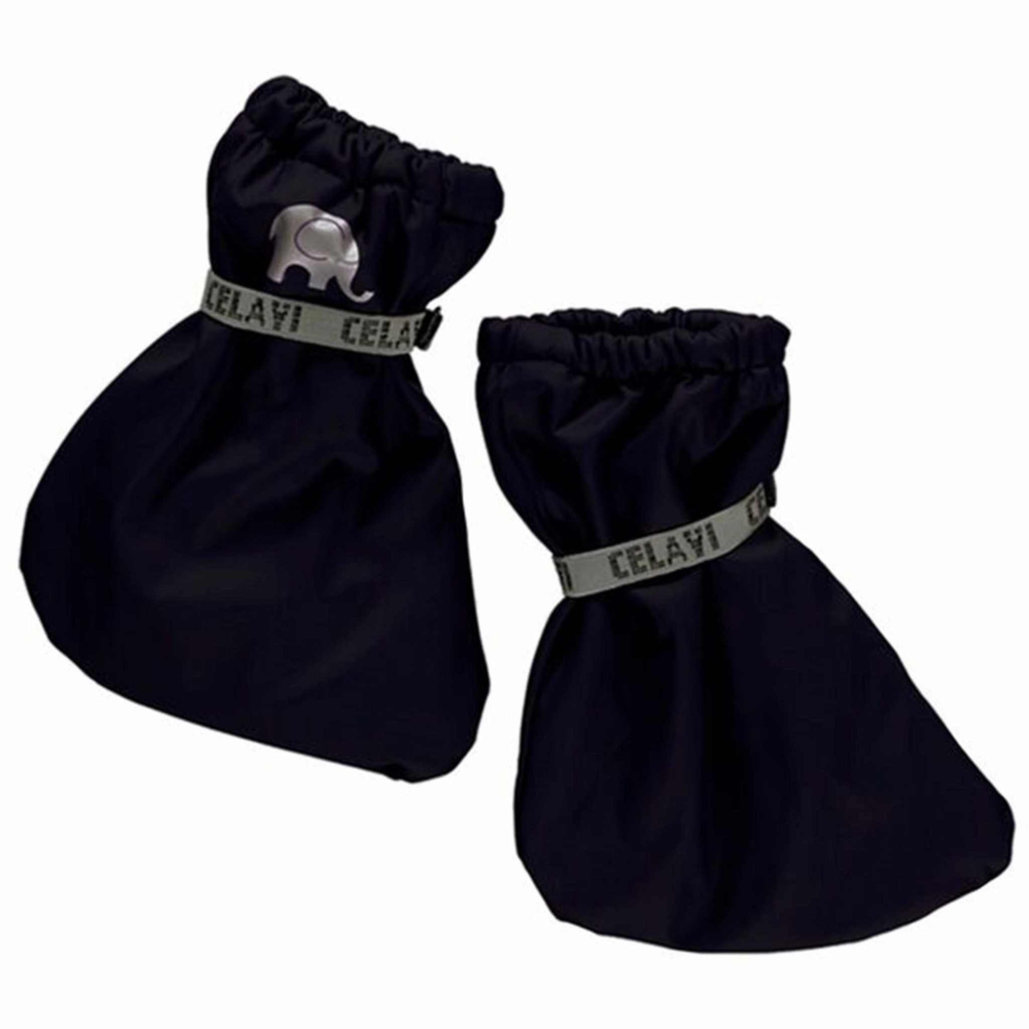 CeLaVi PU Footies Black Kids Overshoes Spring/Autumn sale