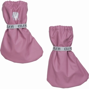 CeLaVi PU Footies w. Fleece Mellow Mauve Kids Overshoes Spring/Autumn sale