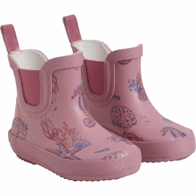 CeLaVi Rain Boots Aop Slate Rose Kids Rain Boots with free shipping